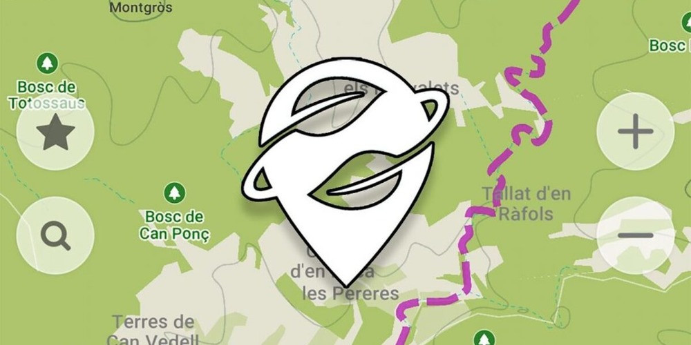 Organic Maps screen and logo